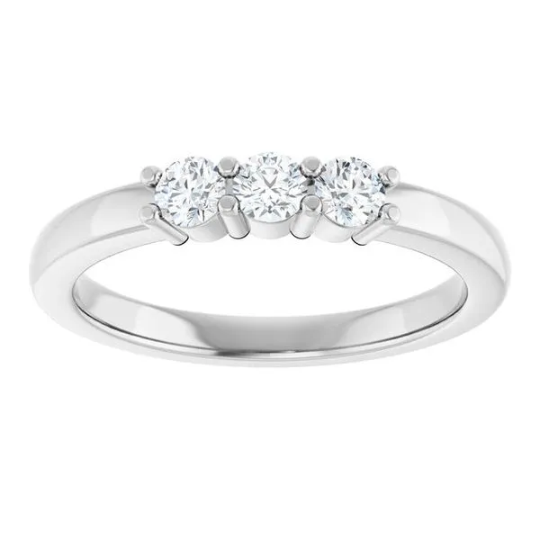 Three-Stone Anniversary Band Image 3 Quantum Qarat  Phoenix, AZ