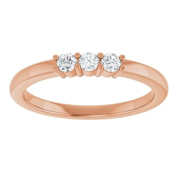 Three-Stone Anniversary Band Image 3 Grayson & Co. Jewelers Iron Mountain, MI