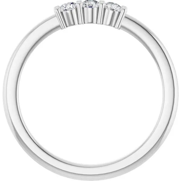 Three-Stone Anniversary Band Image 2 Quantum Qarat  Phoenix, AZ