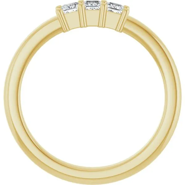 Three-Stone Anniversary Band Image 2 Grayson & Co. Jewelers Iron Mountain, MI