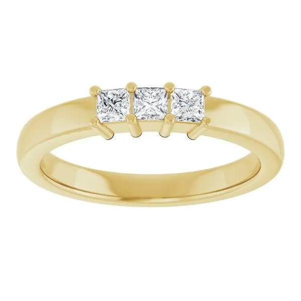 Three-Stone Anniversary Band Image 3 Grayson & Co. Jewelers Iron Mountain, MI