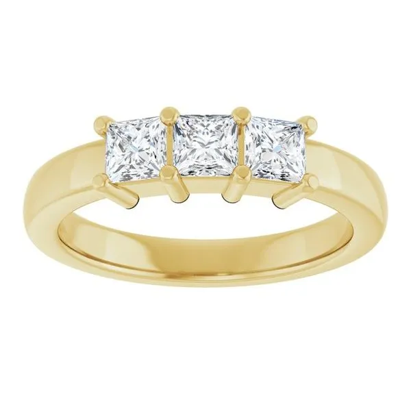 Three-Stone Anniversary Band Image 3 Grayson & Co. Jewelers Iron Mountain, MI