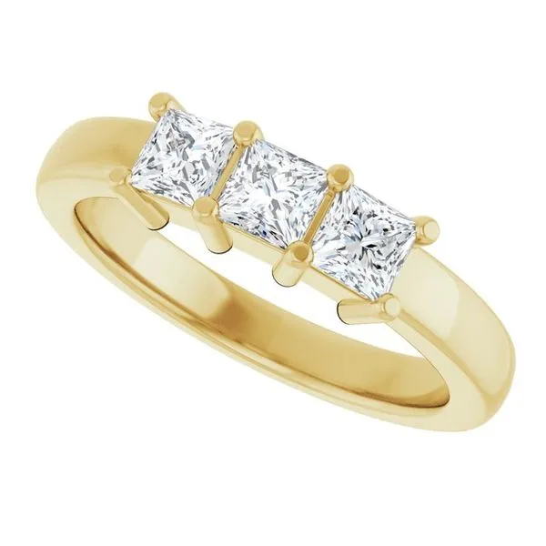 Three-Stone Anniversary Band Image 5 Grayson & Co. Jewelers Iron Mountain, MI