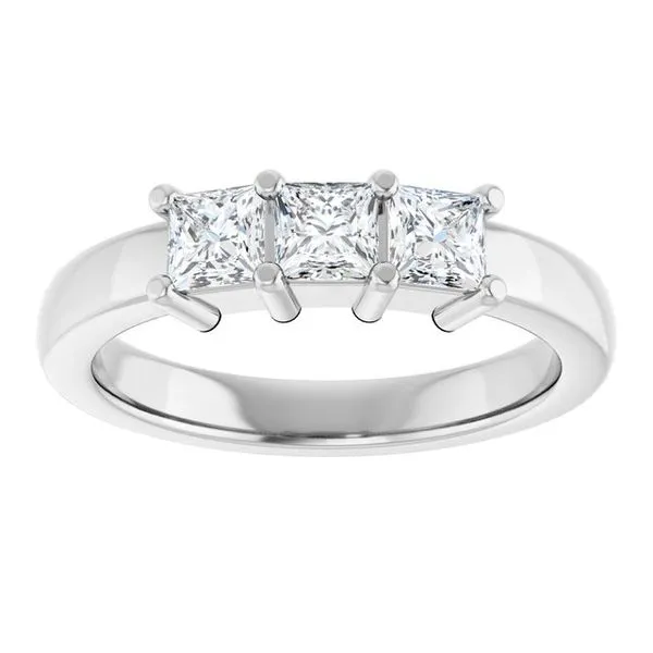 Three-Stone Anniversary Band Image 3 Grayson & Co. Jewelers Iron Mountain, MI