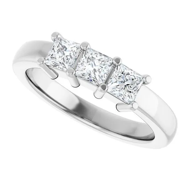 Three-Stone Anniversary Band Image 5 Grayson & Co. Jewelers Iron Mountain, MI