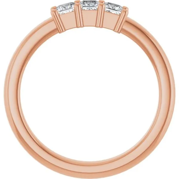 Three-Stone Anniversary Band Image 2 Grayson & Co. Jewelers Iron Mountain, MI