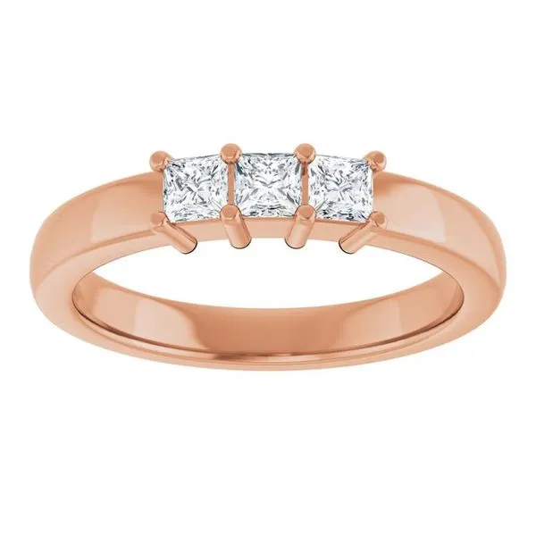 Three-Stone Anniversary Band Image 3 Grayson & Co. Jewelers Iron Mountain, MI