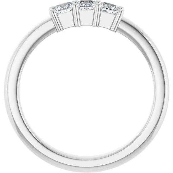 Three-Stone Anniversary Band Image 2 Grayson & Co. Jewelers Iron Mountain, MI