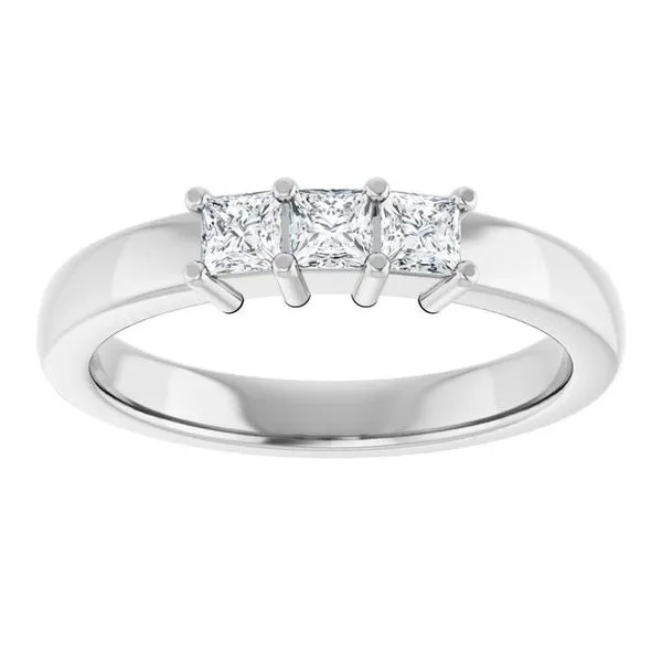 Three-Stone Anniversary Band Image 3 Grayson & Co. Jewelers Iron Mountain, MI