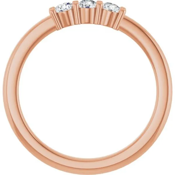 Three-Stone Anniversary Band Image 2 Grayson & Co. Jewelers Iron Mountain, MI