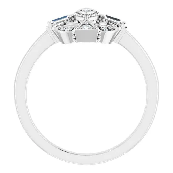 Vintage-Inspired Ring Image 2 Hopman Jewelers Elkhart, IN