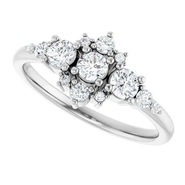 Three-Stone Ring Image 5 Smith Jewelers Franklin, VA