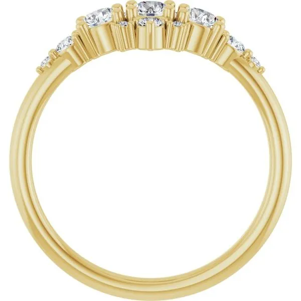 Three-Stone Ring Image 2 Milan's Jewelry Inc Sarasota, FL