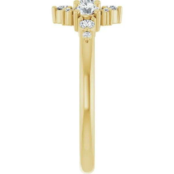 Three-Stone Ring Image 4 Hopman Jewelers Elkhart, IN