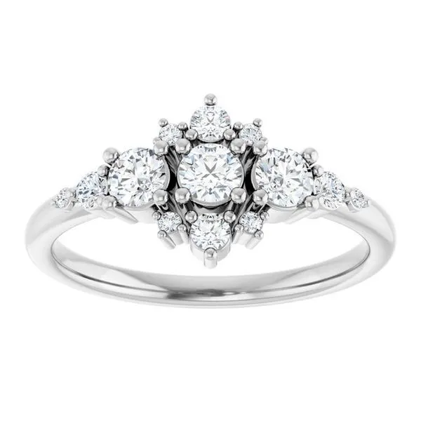 Three-Stone Ring Image 3 Cherry Street Jewelers Tulsa, OK