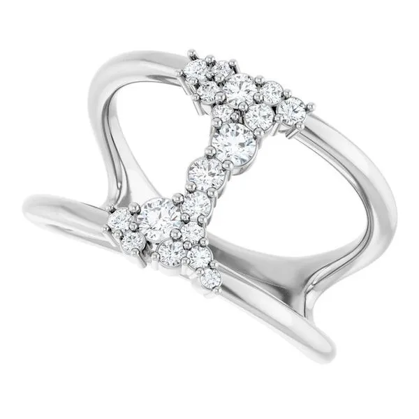 Negative Space Ring Image 5 Rasmussen Jewelers Spanish Fork, UT