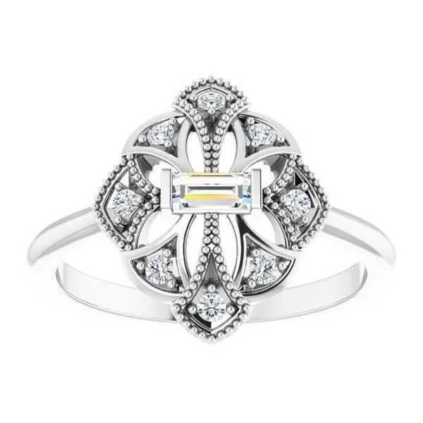 Vintage-Inspired Ring Image 3 Rasmussen Jewelers Spanish Fork, UT