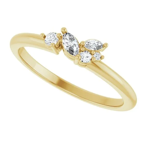 Stackable Cluster Ring Image 5 Milan's Jewelry Inc Sarasota, FL