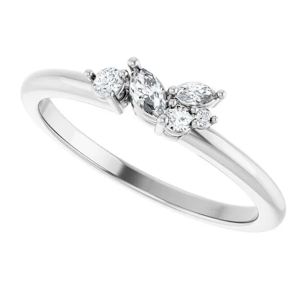 Stackable Cluster Ring Image 5 Hopman Jewelers Elkhart, IN