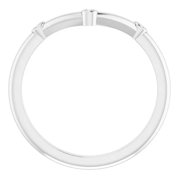 Stackable V Ring Image 2 Hopman Jewelers Elkhart, IN