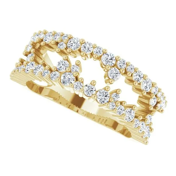 Accented Negative Space Ring Image 5 Milan's Jewelry Inc Sarasota, FL