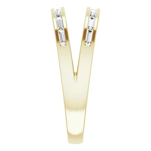 Negative Space Ring Image 4 Hopman Jewelers Elkhart, IN