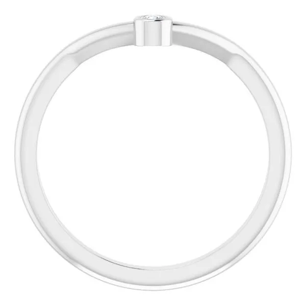 Accented Stackable V Ring Image 2 Rasmussen Jewelers Spanish Fork, UT