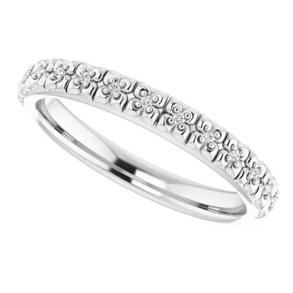 Accented Stackable Ring Image 5 Rasmussen Jewelers Spanish Fork, UT