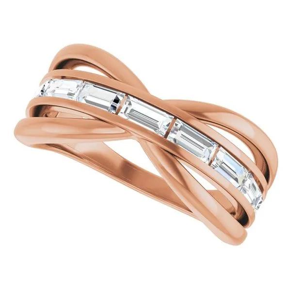 Criss-Cross Ring Image 5 Cherry Street Jewelers Tulsa, OK