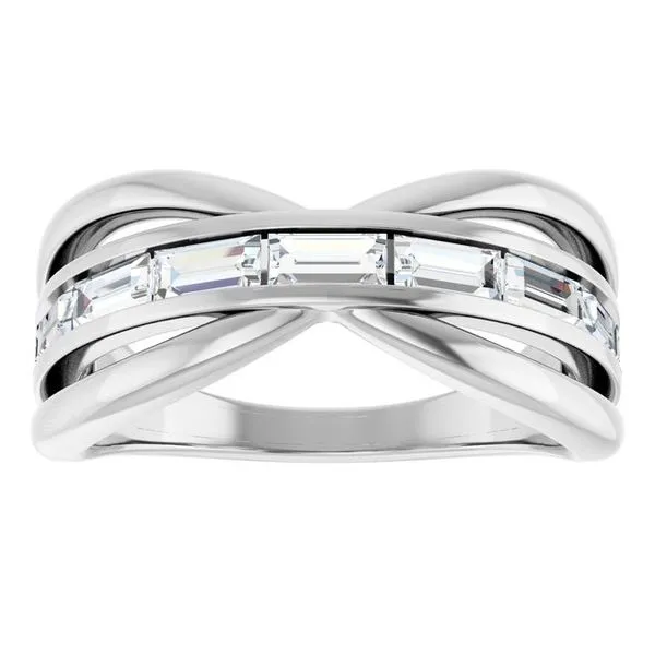 Criss-Cross Ring Image 3 Hopman Jewelers Elkhart, IN