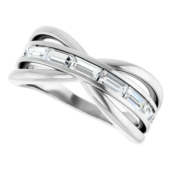 Criss-Cross Ring Image 5 Cherry Street Jewelers Tulsa, OK