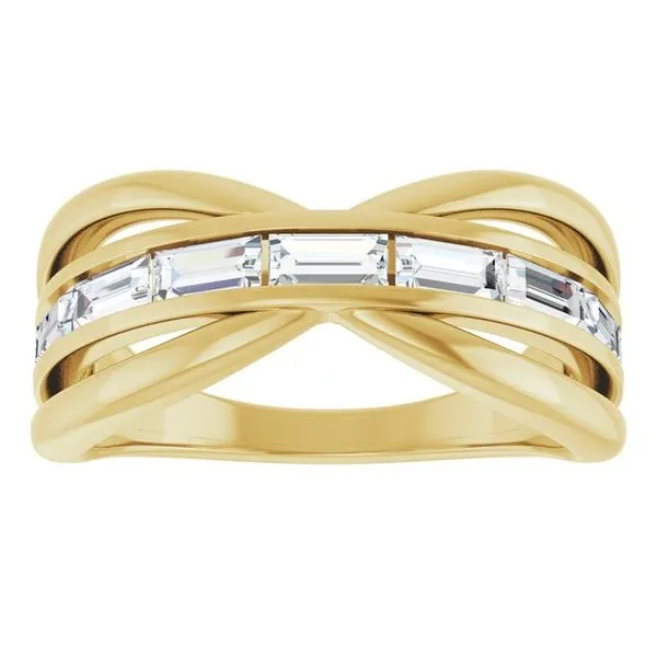 Criss-Cross Ring Image 3 Cherry Street Jewelers Tulsa, OK