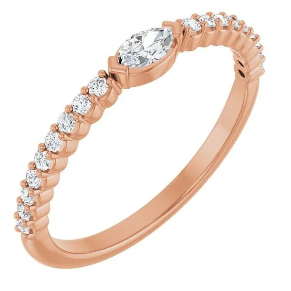 Accented Stackable Ring J. Meredith Jewelers Delafield, WI