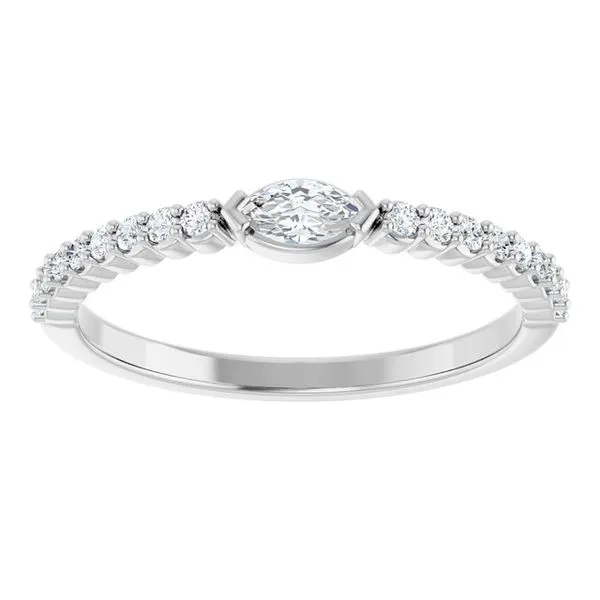 Accented Stackable Ring Image 3 Milan's Jewelry Inc Sarasota, FL