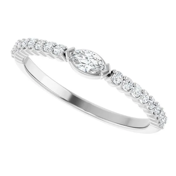 Accented Stackable Ring Image 5 Hopman Jewelers Elkhart, IN