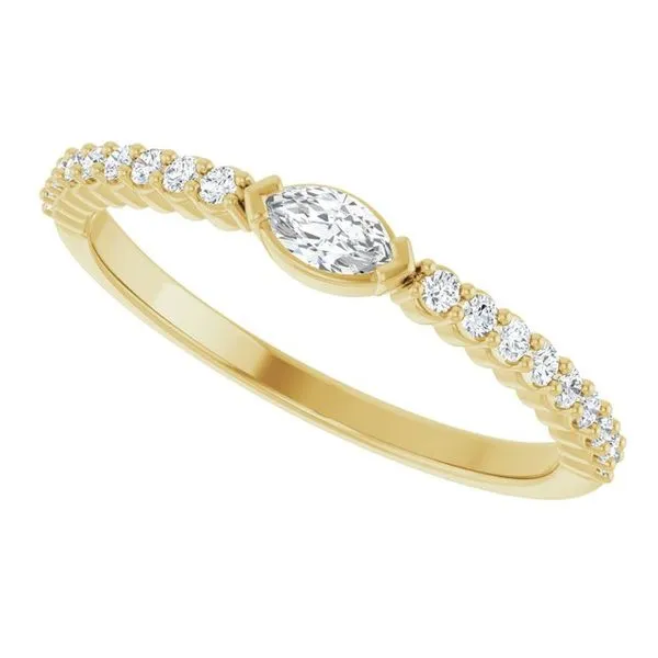 Accented Stackable Ring Image 5 Milan's Jewelry Inc Sarasota, FL