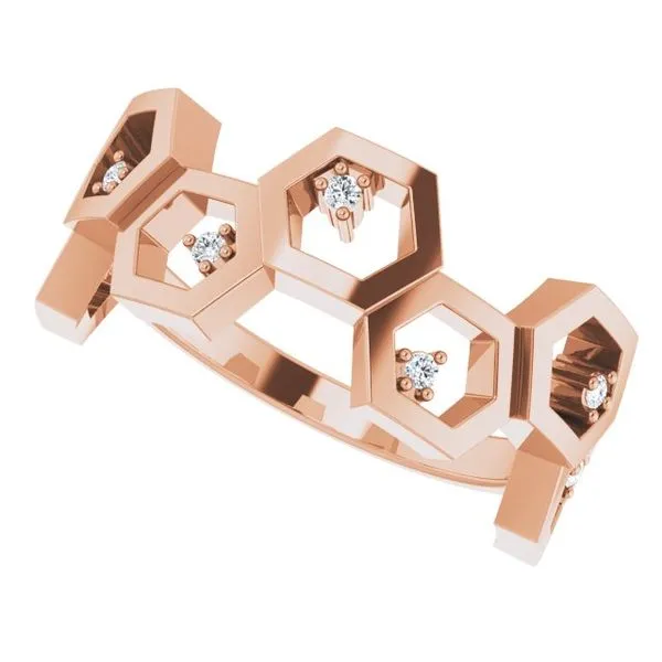 Honeycomb Ring Image 5 Hopman Jewelers Elkhart, IN