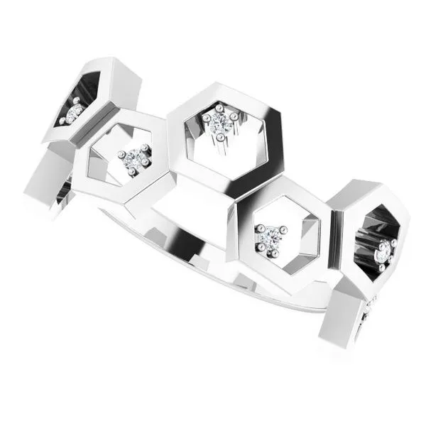 Honeycomb Ring Image 5 Hopman Jewelers Elkhart, IN