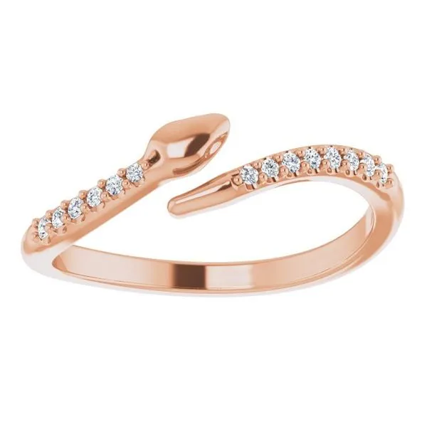 Snake Bypass Ring Image 3 Milan's Jewelry Inc Sarasota, FL