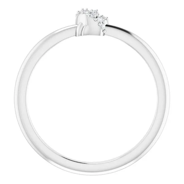 Accented Knot Ring Image 2 Milan's Jewelry Inc Sarasota, FL