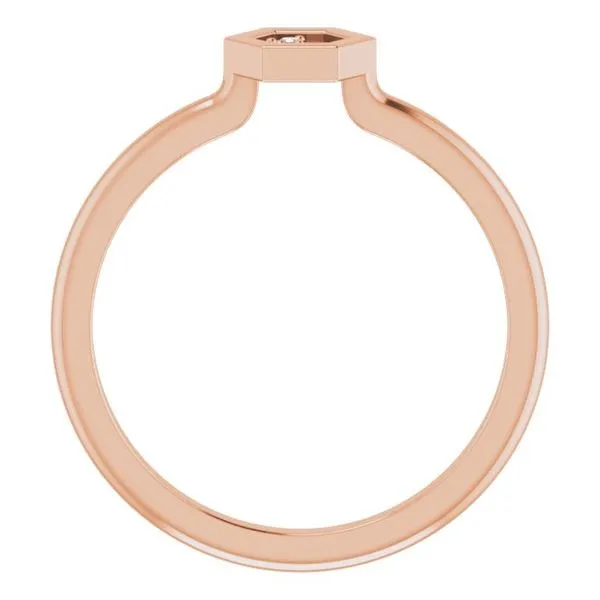 Stackable Honeycomb Ring Image 2 Milan's Jewelry Inc Sarasota, FL