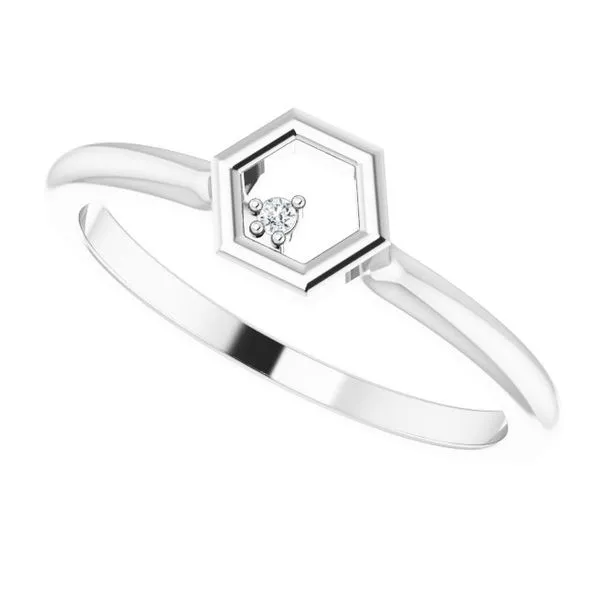 Stackable Honeycomb Ring Image 5 Hopman Jewelers Elkhart, IN