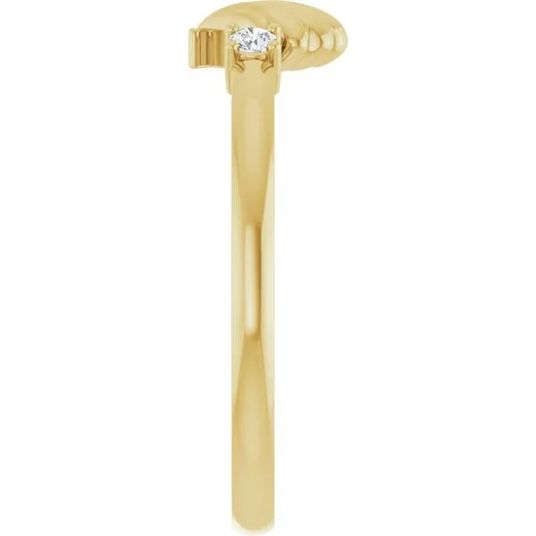 Seashell Ring Image 4 Hopman Jewelers Elkhart, IN