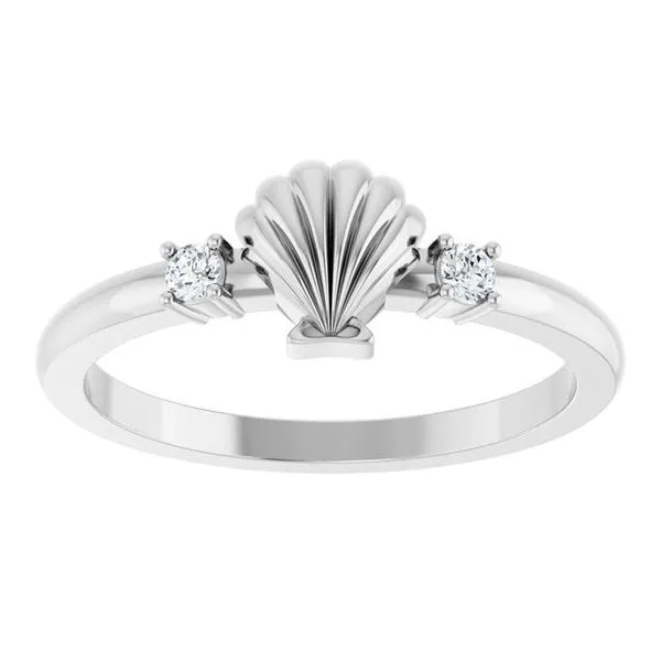 Seashell Ring Image 3 Milan's Jewelry Inc Sarasota, FL