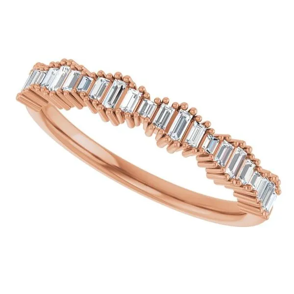 Graduated Baguette Anniversary Band Image 5 Mead Jewelers Enid, OK