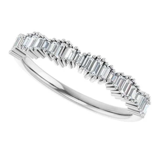 Graduated Baguette Anniversary Band Image 5 Grayson & Co. Jewelers Iron Mountain, MI
