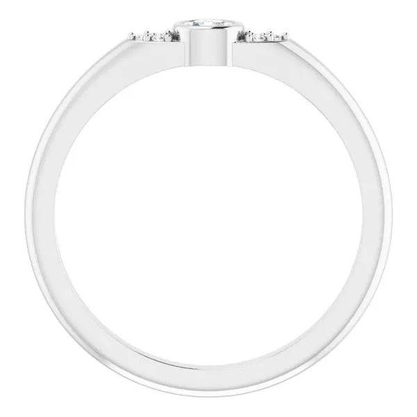 Stackable Bezel-Set Ring Image 2 Milan's Jewelry Inc Sarasota, FL