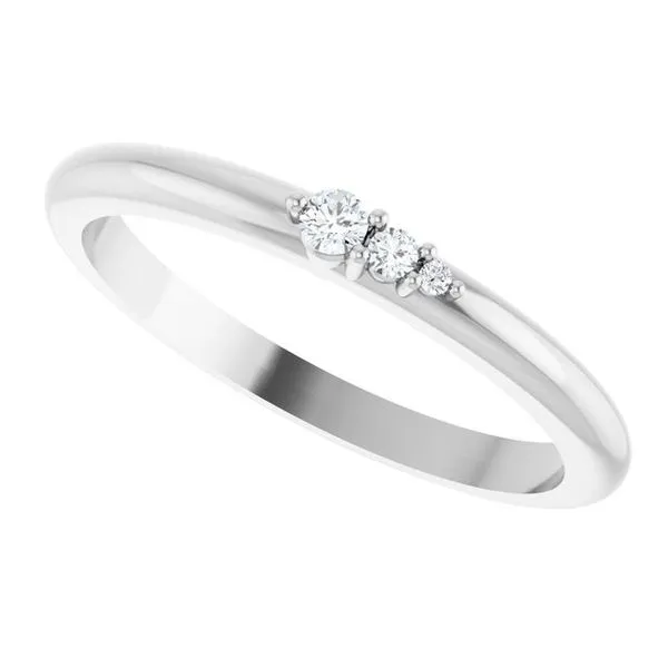 Graduated Stackable Ring Image 5 Linwood Custom Jewelers Linwood, NJ
