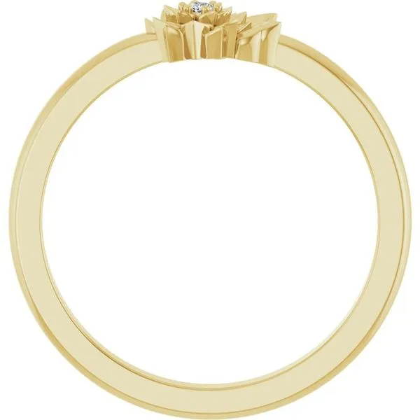 Flower Ring Image 2 Hopman Jewelers Elkhart, IN