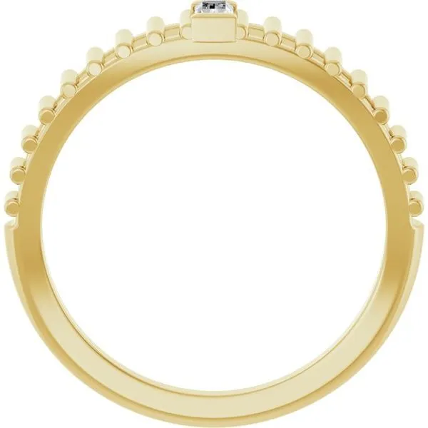 Straight Baguette Solitaire Ring Image 2 Holly's Jewelry Mountain Home, AR